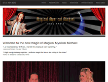 Tablet Screenshot of magicalmysticalmichael.com